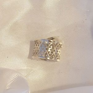 Sterling Band Heart Ring